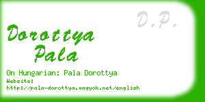 dorottya pala business card